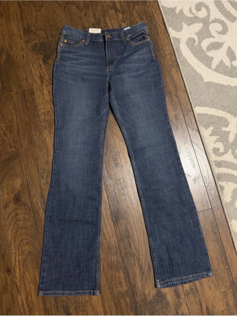 Wrangler Retro 16 Regular Dark Blue Girls Bootcut Jeans